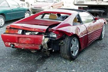 Ferrari Accident